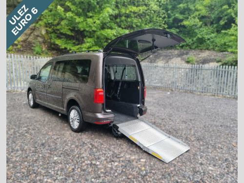 Volkswagen Caddy Maxi  4 Seat Wheelchair Accessible Disabled Access Ramp 