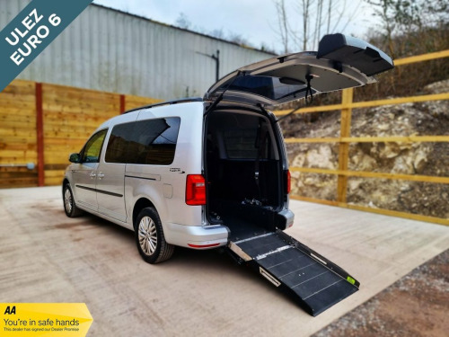 Volkswagen Caddy Maxi  5 Seat Auto Wheelchair Accessible Disabled Access 