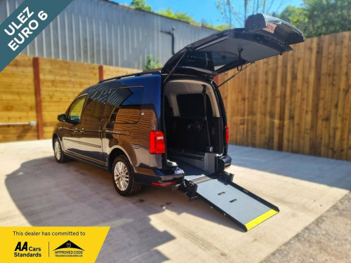 Volkswagen Caddy Maxi  5 Seat Auto Wheelchair Accessible Disabled Access 