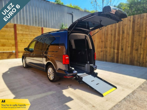 Volkswagen Caddy Maxi  5 Seat Auto Wheelchair Accessible Disabled Access 