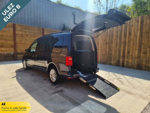 Volkswagen Caddy Maxi  5 Seat Auto Wheelchair Accessible Disabled Access 