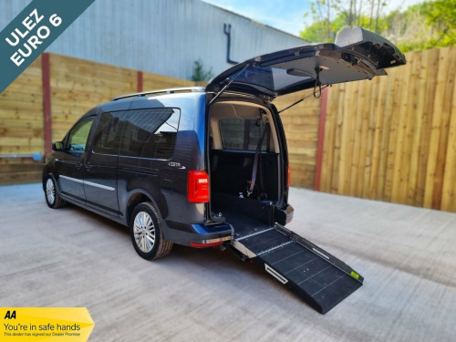 Volkswagen Caddy Maxi  5 Seat Petrol Wheelchair Accessible Disabled Acces