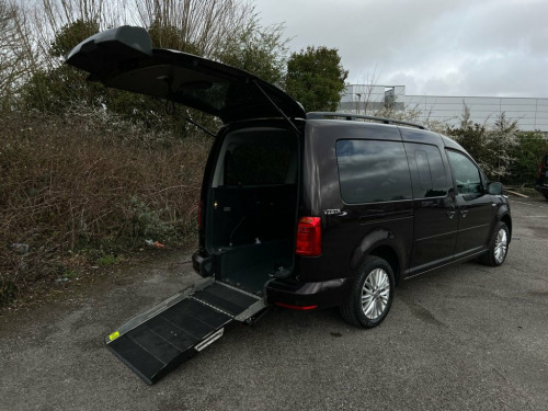 Volkswagen Caddy Maxi  5 Seat Auto Wheelchair Accessible Disabled Access 