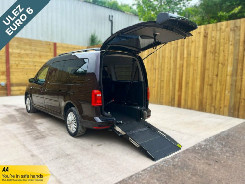 Volkswagen Caddy Maxi  5 Seat Auto Wheelchair Accessible Disabled Access 