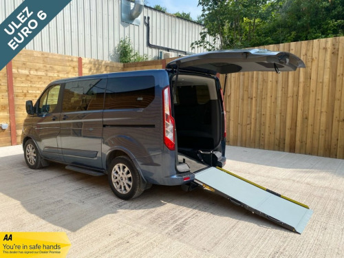 Ford Tourneo Custom  3 Seat Auto Wheelchair Accessible Disabled Access 