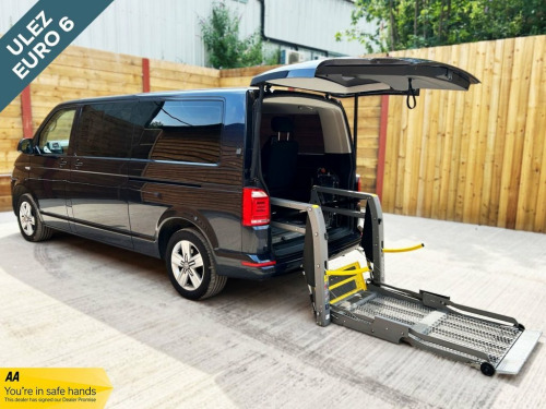 Volkswagen Caravelle  LWB 6 Seat Auto wheelchair Accessible Disabled Acc