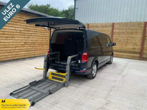 Volkswagen Caravelle  LWB 6 Seat Auto wheelchair Accessible Disabled Acc