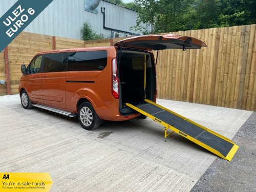 Ford Tourneo Custom  L2 LWB 8 Seat Auto Wheelchair Accessible Disabled 