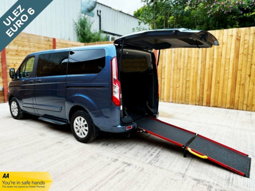 Ford Tourneo Custom  5 Seat Auto Wheelchair Accessible Disabled Access 