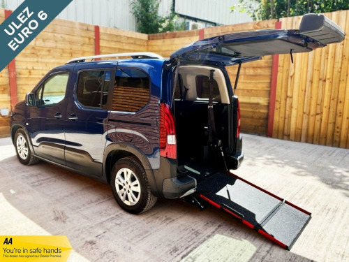 Peugeot Rifter  3 Seat Auto Wheelchair Accessible Disabled Access 