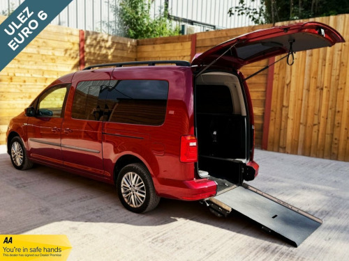 Volkswagen Caddy Maxi  4 Seat Auto Wheelchair Accessible Disabled Access 