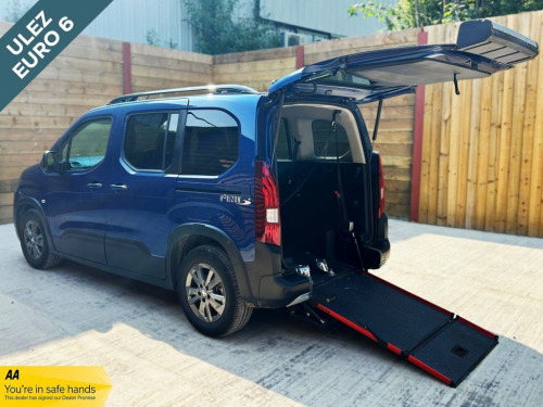 Peugeot Rifter  3 Seat Auto Wheelchair Accessible Disabled Access 