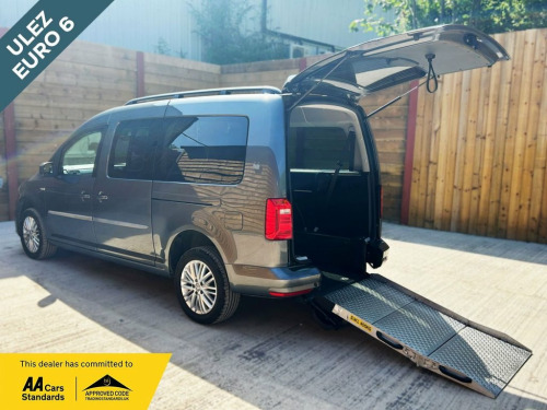 Volkswagen Caddy Maxi  4 Seat Auto Wheelchair Accessible Disabled Access 