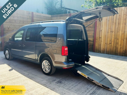 Volkswagen Caddy Maxi  4 Seat Auto Wheelchair Accessible Disabled Access 