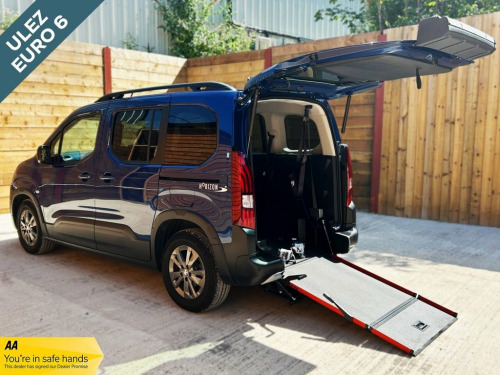 Peugeot Rifter  3 Seat Auto Wheelchair Accessible Disabled Access 