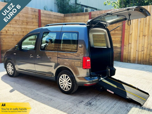 Volkswagen Caddy  4 Seat Petrol Auto Wheelchair Accessible Disabled 