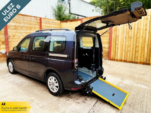 Volkswagen Caddy  5 Seat Petrol Auto Wheelchair Accessible Disabled 