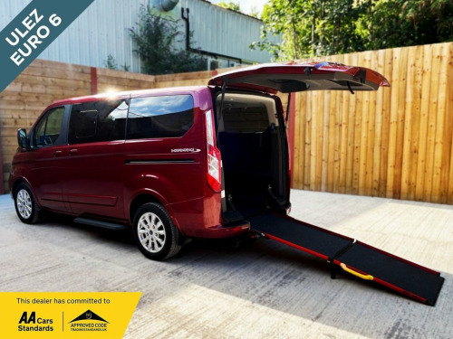Ford Tourneo Custom  4 Seat Auto Wheelchair Accessible Disabled Access 