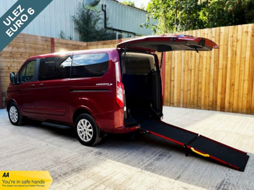 Ford Tourneo Custom  4 Seat Auto Wheelchair Accessible Disabled Access 