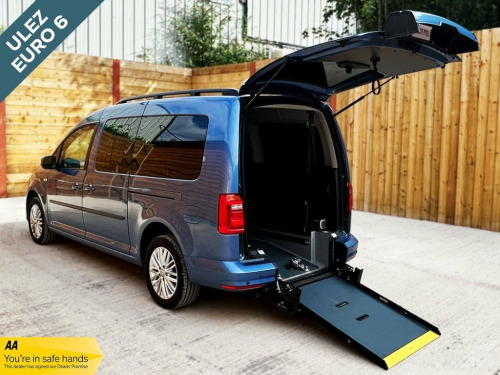 Volkswagen Caddy Maxi  5 Seat Auto Wheelchair Accessible Disabled Access 