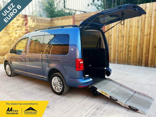 Volkswagen Caddy Maxi  4 Seat Auto Wheelchair Accessible Disabled Access 