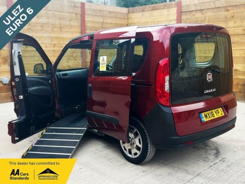 Fiat Doblo  4 Seat Side Entry Ride Up Front Wheelchair Accessi