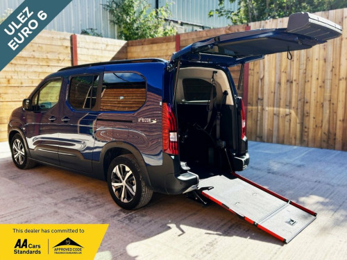 Peugeot Rifter  L2 LWB 5 Seat Auto Wheelchair Accessible Disabled