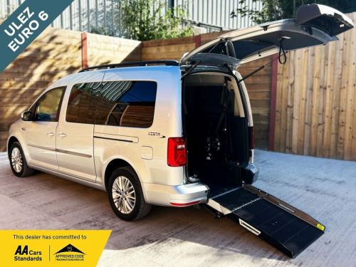 Volkswagen Caddy Maxi  5 Seat Auto wheelchair Accessible Disabled access 