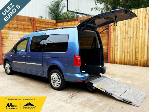 Volkswagen Caddy Maxi  4 Seat Auto Wheelchair Accessible Disabled Access 