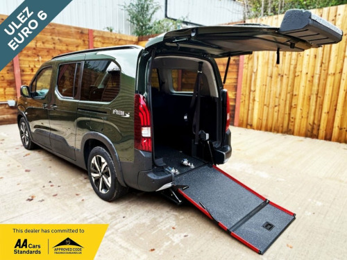 Peugeot Rifter  L2 LWB 5 Seat Auto Wheelchair Accessible Disabled