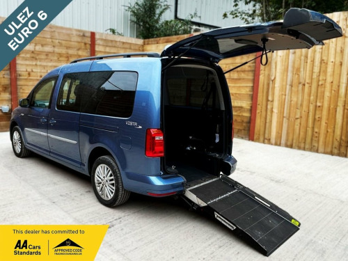 Volkswagen Caddy Maxi  5 Seat Petrol Wheelchair Accessible Disabled Acces