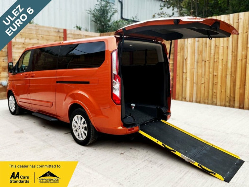 Ford Tourneo Custom  L2 LWB 6 Seat Auto Wheelchair Accessible Disabled 
