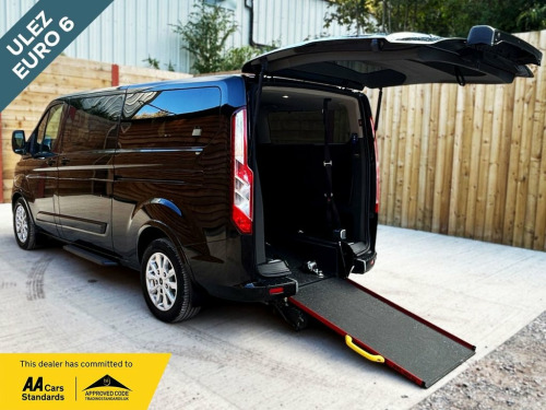 Ford Tourneo Custom  L2 LWB 5 Seat Twin Wheelchair Accessible Disabled 