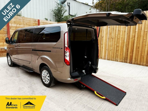 Ford Tourneo Custom  L2 LWB 6 Seat Auto Twin Wheelchair Accessible Disa