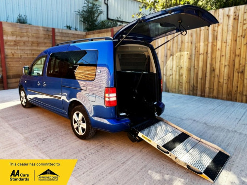 Volkswagen Caddy Maxi  5 Seat Auto Wheelchair Accessible Disabled Access 
