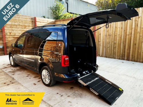 Volkswagen Caddy Maxi  5 Seat Auto Wheelchair Accessible Disabled Access 