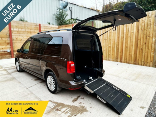 Volkswagen Caddy Maxi  5 Seat Wheelchair Accessible Disabled Access Vehic