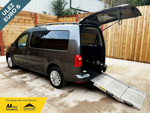 Volkswagen Caddy Maxi  5 Seat Wheelchair Accessible Disabled Access Vehic
