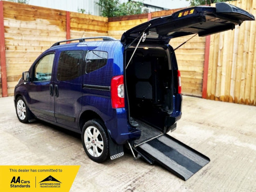 Fiat Qubo  4 Seat Auto Switch Conversion Wheelchair Accessibl
