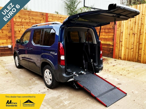Peugeot Rifter  3 Seat Auto Wheelchair Accessible Disabled Access 