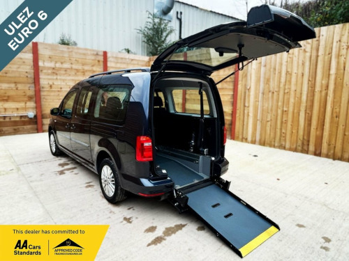 Volkswagen Caddy Maxi  5 Seat Auto Wheelchair Accessible Disabled Access 