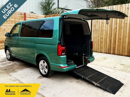 Volkswagen Transporter  3 Seat Auto wheelchair Accessible Disabled Access 