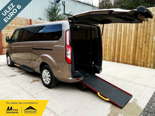 Ford Tourneo Custom  L2 LWB 4 Seat Auto Twin Wheelchair Accessible Disa 