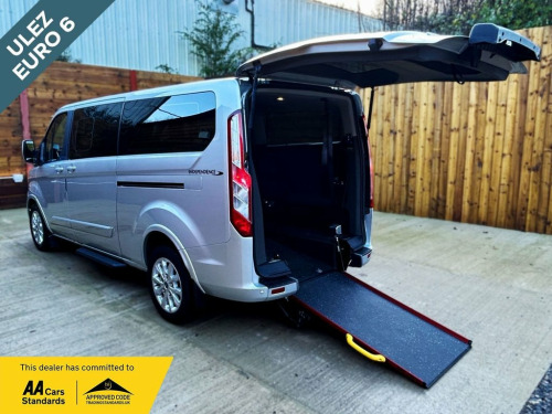 Ford Tourneo Custom  L2 LWB 5 Seat Auto Twin Wheelchair Accessible Disa