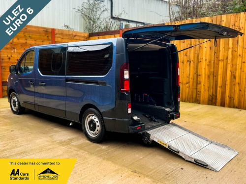 Vauxhall Vivaro  L2 LWB 5 Seat Twin Wheelchair Accessible Disabled  