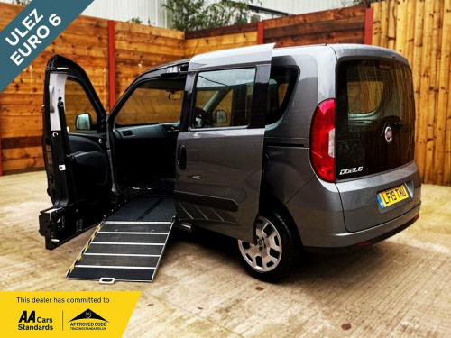 Fiat Doblo  4 Seat Side Entry Passenger Up Front Wheelchair Ac 