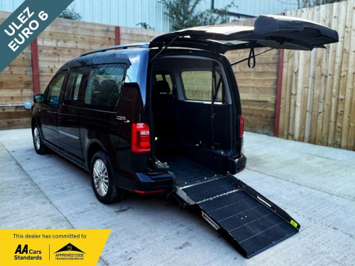 Volkswagen Caddy Maxi  5 Seat Petrol Wheelchair Accessible Disabled Acces 