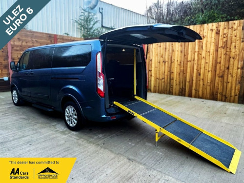 Ford Tourneo Custom  L2 LWB 9 Seat Auto Wheelchair Accessible Disabled  