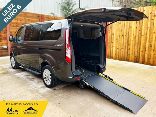 Ford Tourneo Custom  4 Seat Auto Wheelchair Accessible Disabled Access 