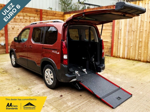 Peugeot Rifter  3 Seat Auto Wheelchair Accessible Disabled Access  